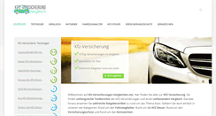 Desktop Screenshot of kfz-versicherungen-vergleichen.net