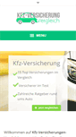 Mobile Screenshot of kfz-versicherungen-vergleichen.net